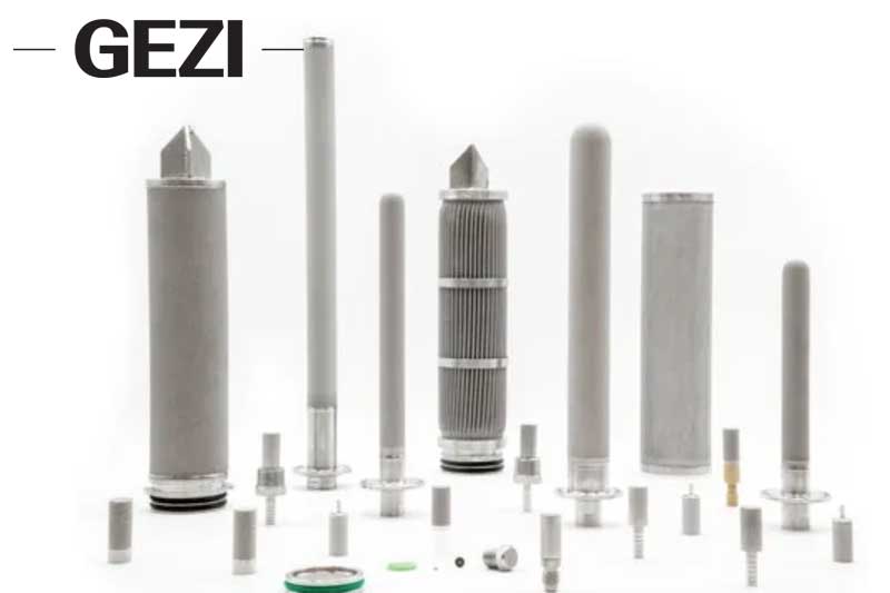 كشف كبير عن عناصر التصفية الملبدة مقابل عناصر التصفية الشبكية الملبدة